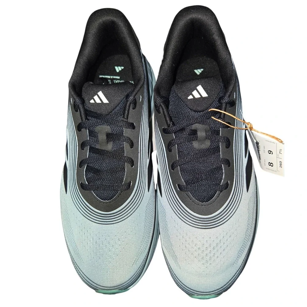 Adidas Adipure Shift Running Shoes Blue Grey Black Mens 8 Womens 9 NEW